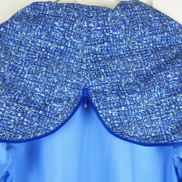 90S Adidas Windbreaker Static Print Split Hood L - Picture 5 of 6